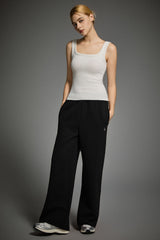 OROLAY Air Layer Wide-Leg Sweatpants #color_black