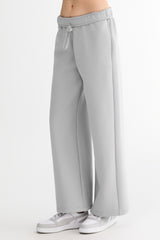 OROLAY Air Layer Wide-Leg Sweatpants #color_gray