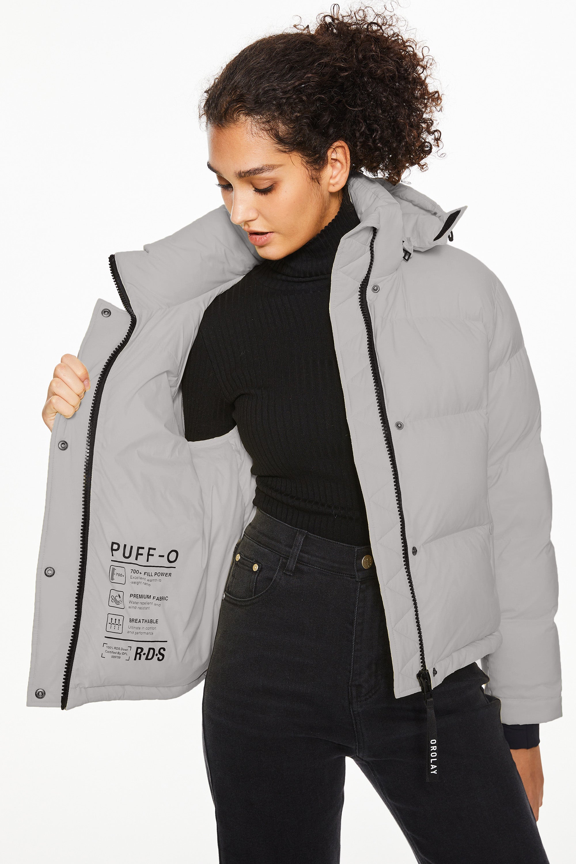 Orolay-Aurora Cropped Thermal Puffer-#color_gray
