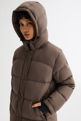 Orolay-Aurora Detachable Hood Down Puffer-#color_coffee