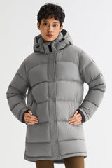 Orolay-Aurora Detachable Hood Down Puffer-#color_gray