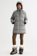 Orolay-Aurora Detachable Hood Down Puffer-#color_gray