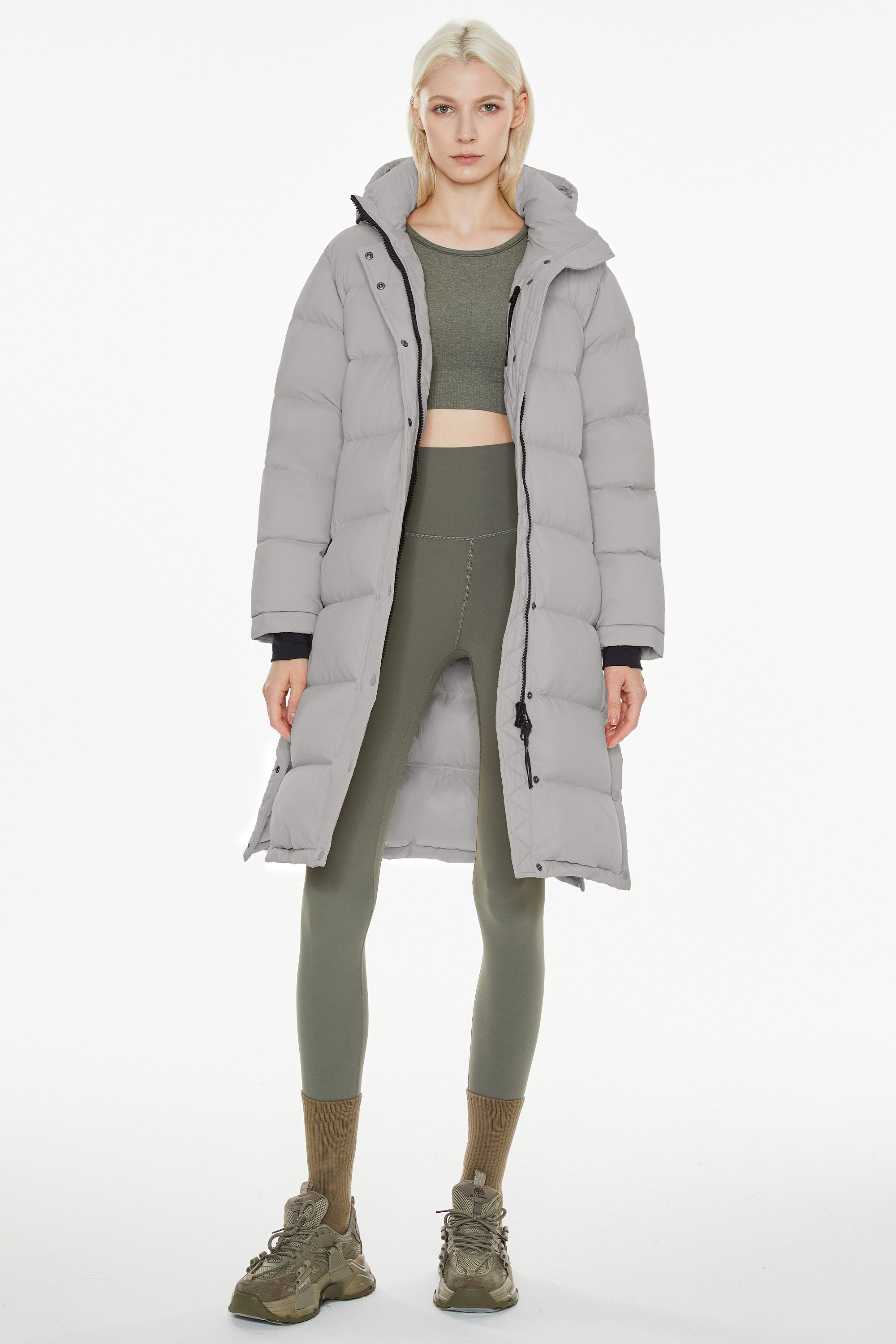 Orolay-Aurora Long Detachable Hooded Down Parka-#color_gray