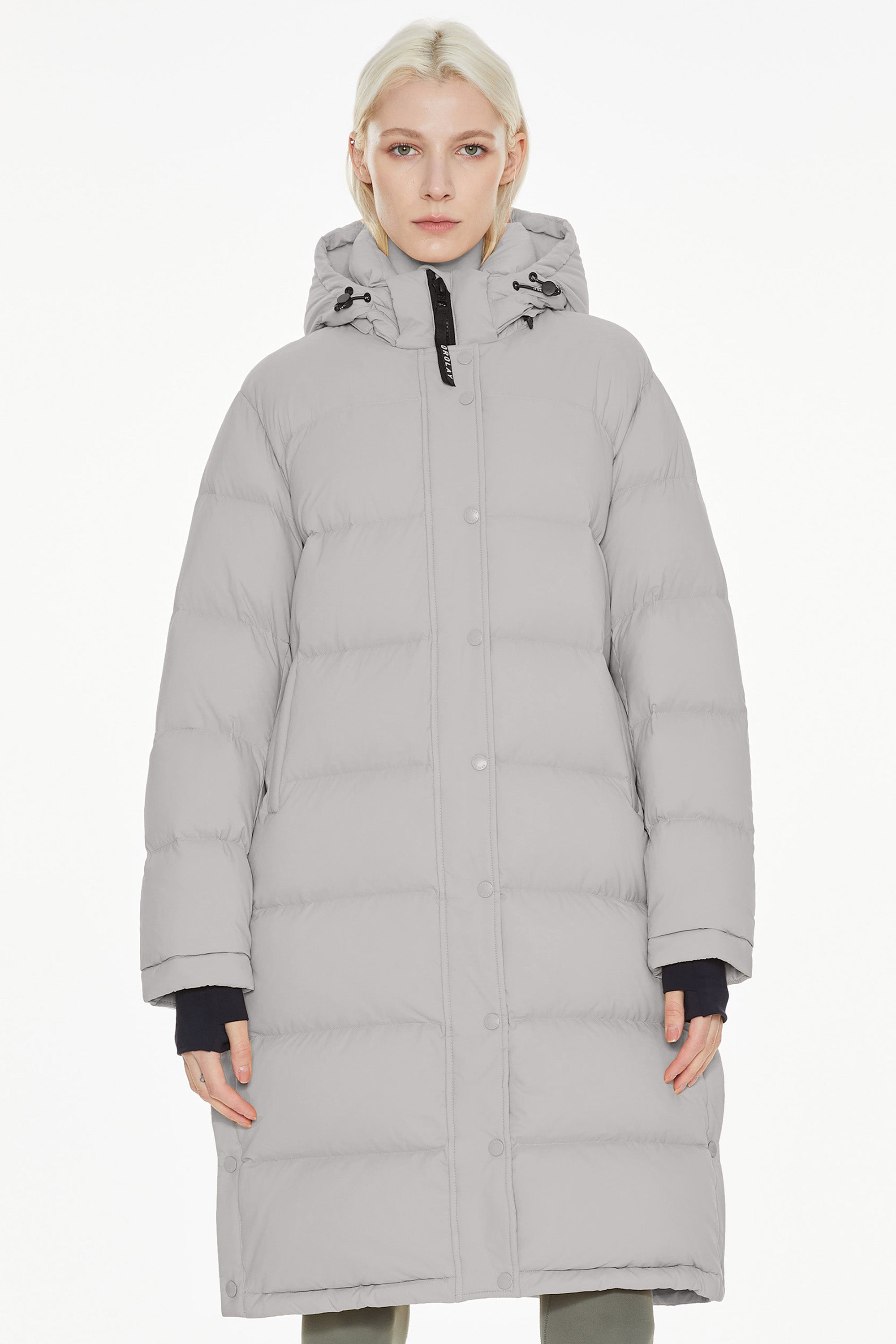 Orolay-Aurora Long Detachable Hooded Down Parka-#color_gray