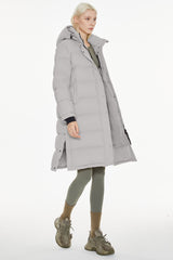 Orolay-Aurora Long Detachable Hooded Down Parka-#color_gray