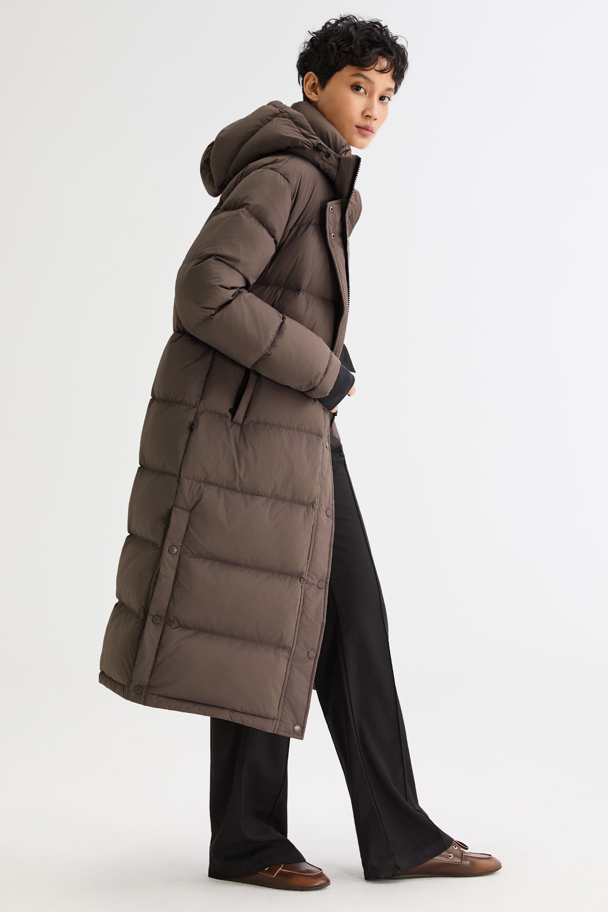 Orolay-Aurora Long Down Parka-#color_coffee