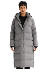 Orolay-Aurora Long Down Parka-#color_gray