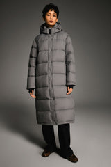 Orolay-Aurora Long Down Parka-#color_gray