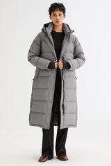 Orolay-Aurora Long Down Parka-#color_gray