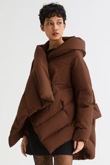 Orolay-Cloak Puffer Down Coat-#color_Nuthatch