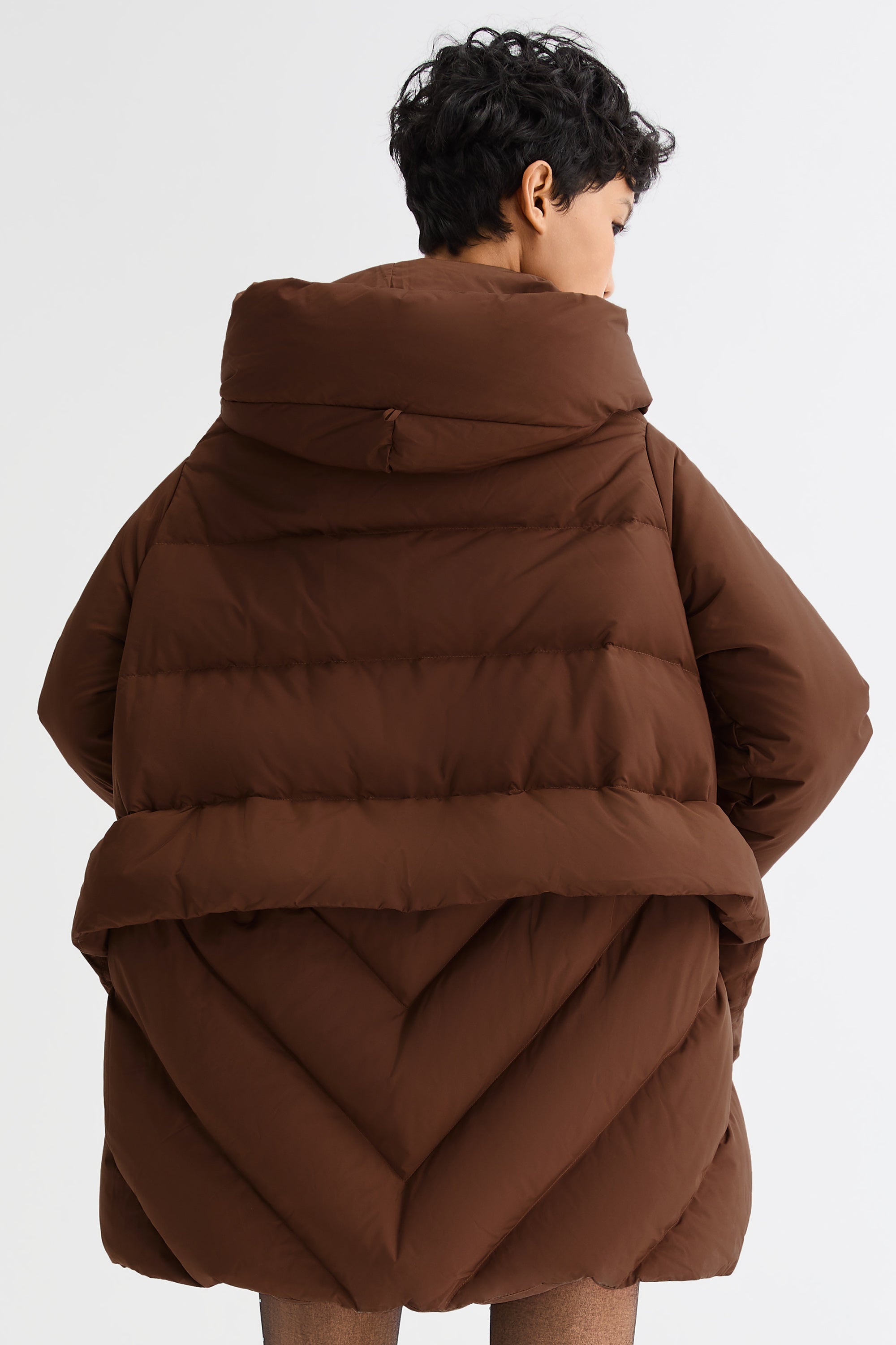 Orolay-Cloak Puffer Down Coat-#color_Nuthatch