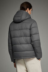Essential Hooded Puffer Jacket with Quilted Finish OROLAY #color_gray