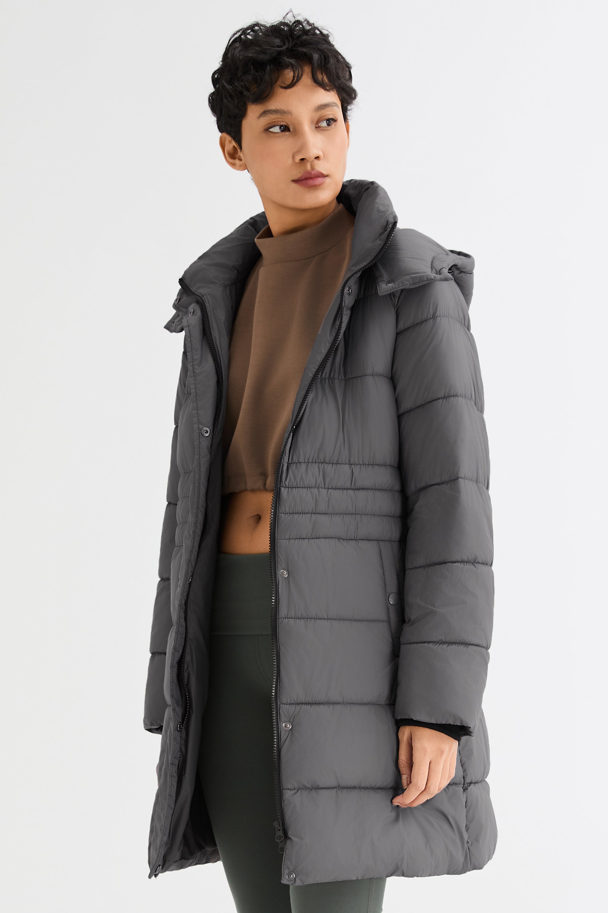Everyday Insulated Puffer with Hood #color_gray