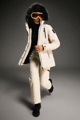 Orolay-Faux Fur Hooded Mountain Parka-#color_soft white