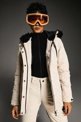 Orolay-Faux Fur Hooded Mountain Parka-#color_soft white