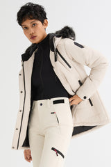 Orolay-Faux Fur Hooded Mountain Parka-#color_soft white
