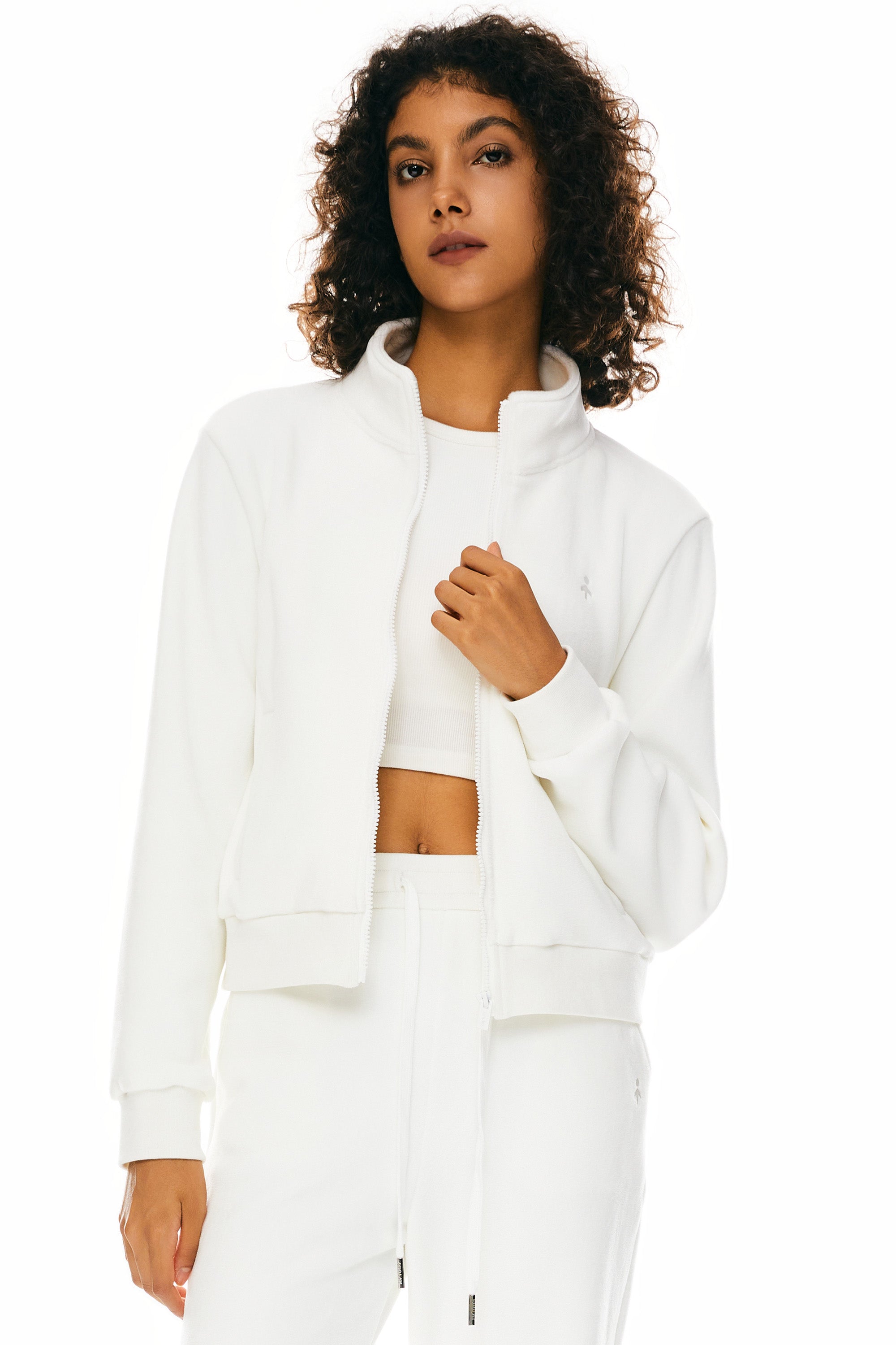 Fleece Lightweight Jacket - Orolay, #color_White