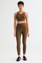FlexSeam™ High-Waisted Signature 7/8 Leggings #color_brown