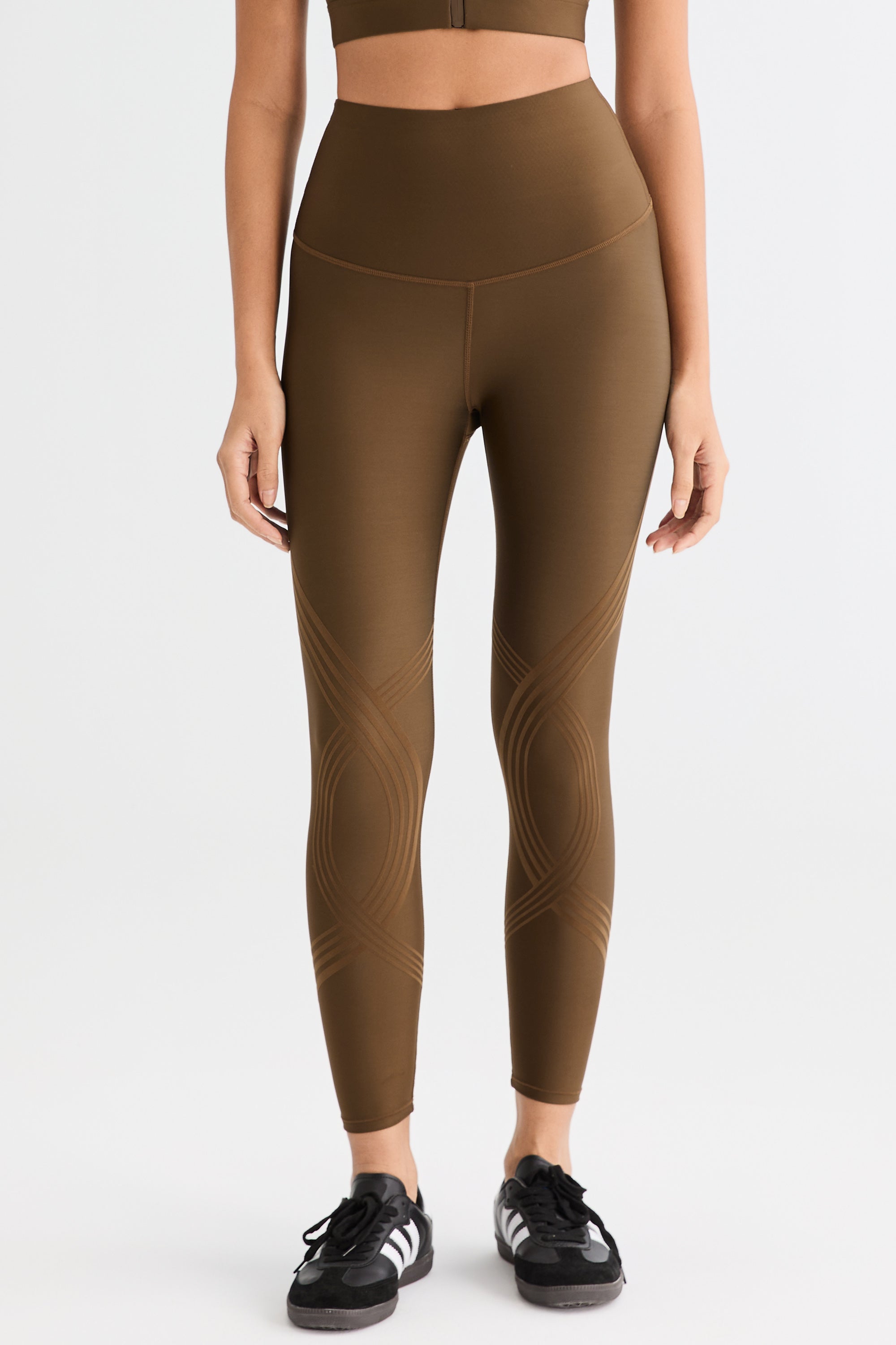 FlexSeam™ High-Waisted Signature 7/8 Leggings #color_brown