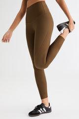 FlexSeam™ High-Waisted Signature 7/8 Leggings #color_brown