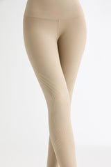 FlexSeam™ High-Waisted Signature 7/8 Leggings #color_Khaki