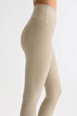 FlexSeam™ High-Waisted Signature 7/8 Leggings #color_Khaki