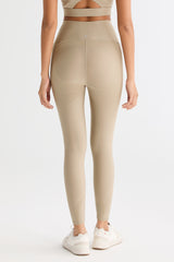 FlexSeam™ High-Waisted Signature 7/8 Leggings #color_Khaki