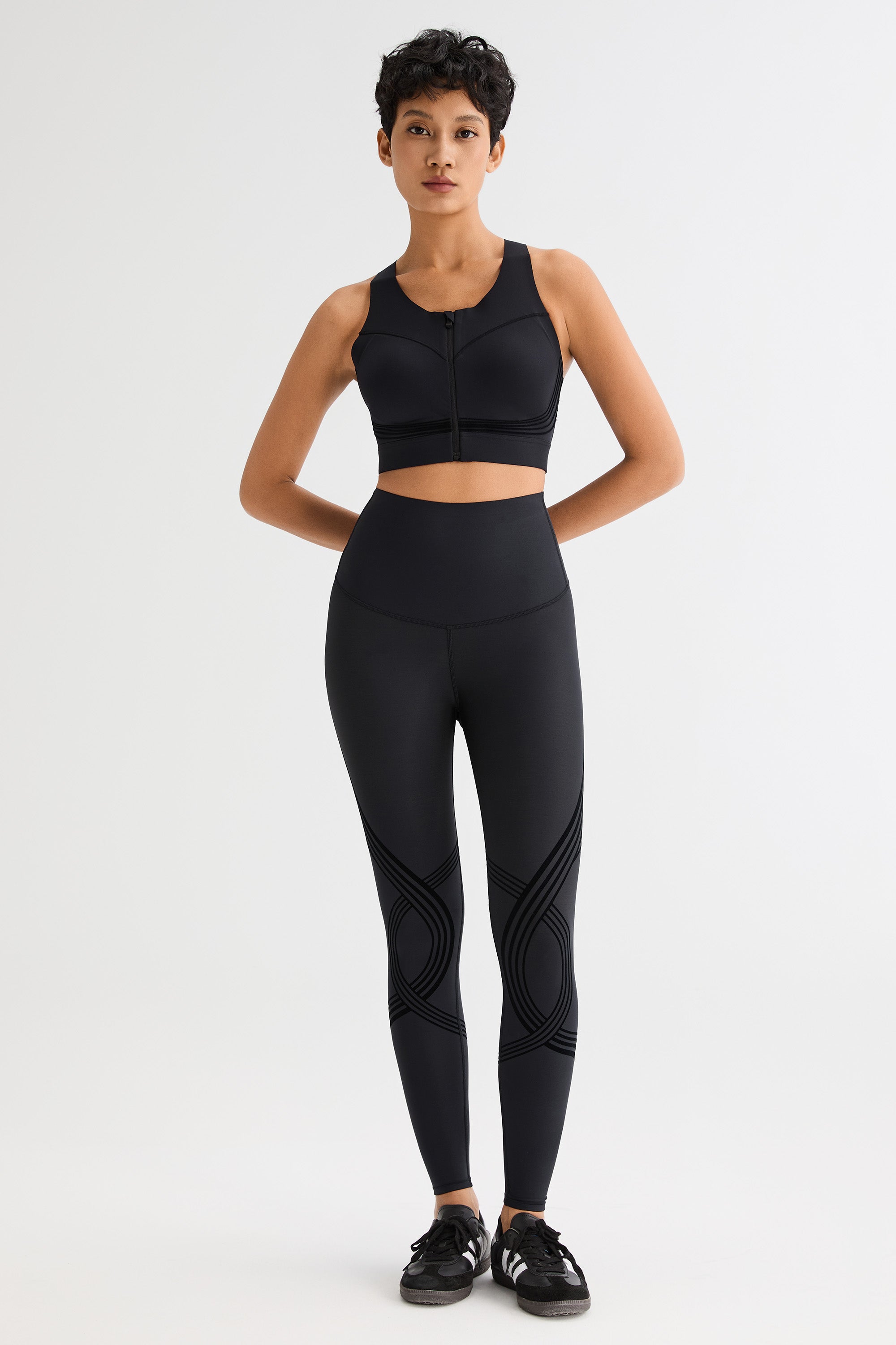 FlexSeam™ High-Waisted Signature Full Length Leggings #color_black
