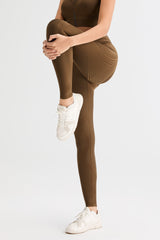 FlexSeam™ High-Waisted Signature Full Length Leggings #color_brown