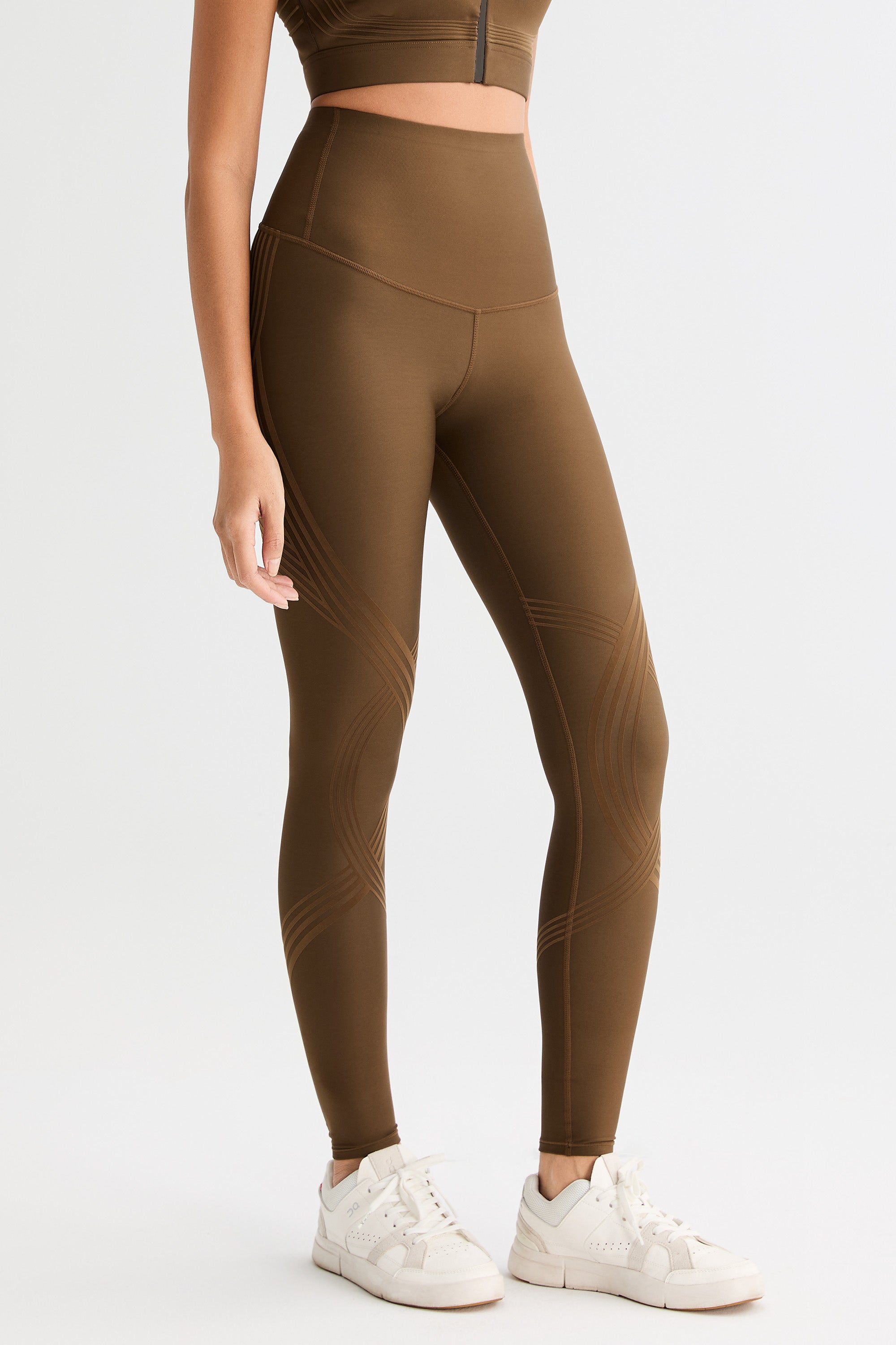 FlexSeam™ High-Waisted Signature Full Length Leggings #color_brown