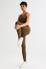 FlexSeam™ High-Waisted Signature Full Length Leggings #color_brown