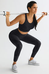 FlexSeam™ High-Waisted Signature 7/8 Leggings #color_black
