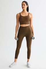 FlexSeam™ High-Waisted Signature 7/8 Leggings #color_brown