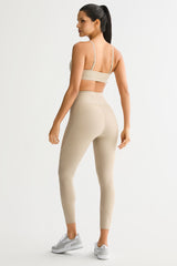 FlexSeam™ High-Waisted Signature 7/8 Leggings #color_Khaki