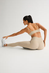 FlexSeam™ High-Waisted Signature 7/8 Leggings #color_Khaki