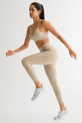 FlexSeam™ High-Waisted Signature 7/8 Leggings #color_Khaki