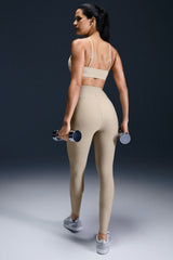 FlexSeam™ High-Waisted Signature Full Length Leggings #color_Khaki