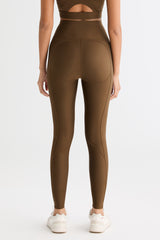 FlexSeam™ High-Waisted Timeless Full Length Leggings #color_brown