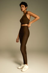 FlexSeam™ High-Waisted Timeless Full Length Leggings #color_brown