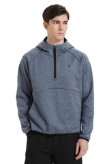 Half Zip Pullover Long Sleeve Sweatshirt #color_navy