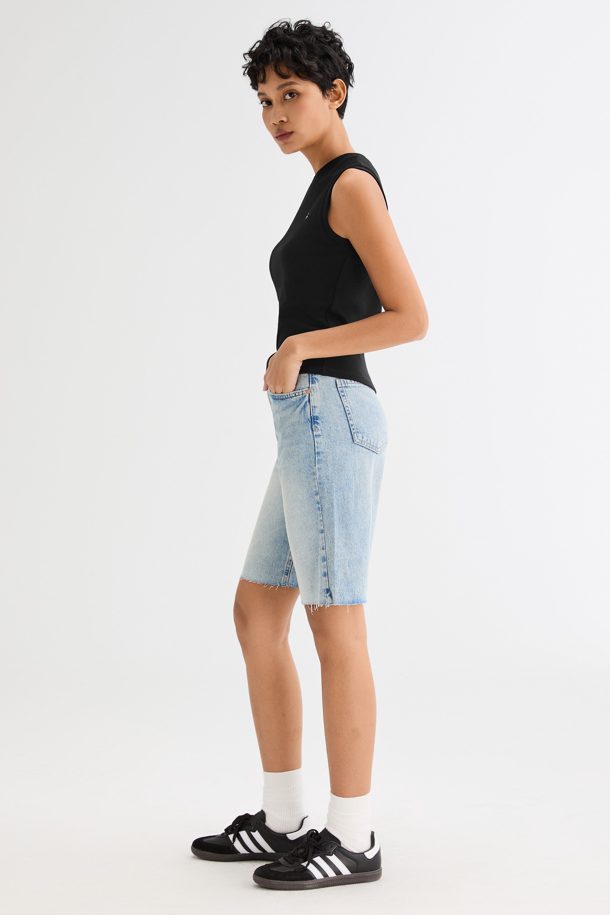 Orolay High Neck Tank Tops Sleeveless Workout #color_black