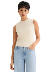 Orolay High Neck Tank Tops Sleeveless Workout #color_khaki