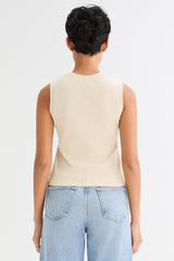Orolay High Neck Tank Tops Sleeveless Workout #color_khaki