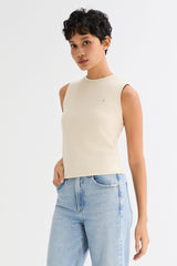 Orolay High Neck Tank Tops Sleeveless Workout #color_khaki