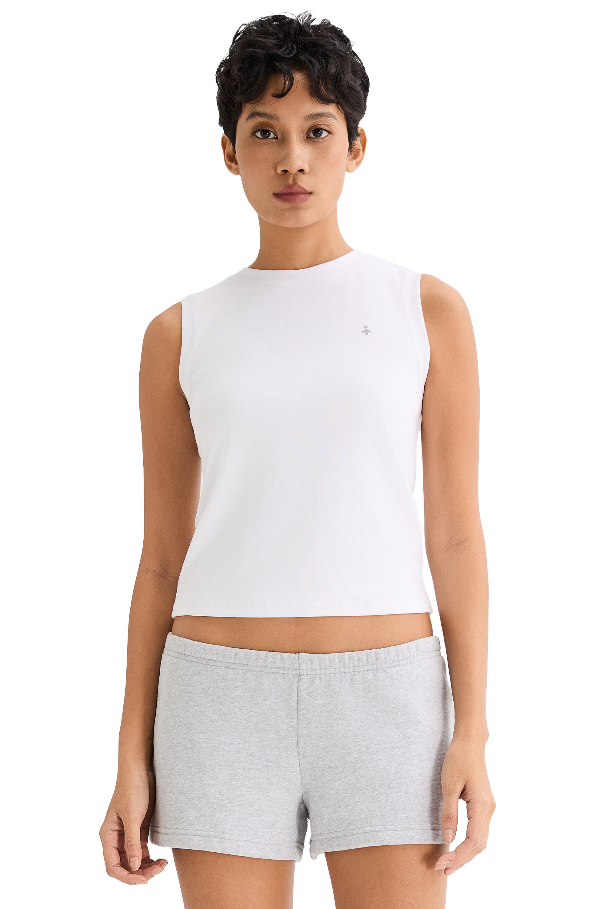 Orolay High Neck Tank Tops Sleeveless Workout #color_white