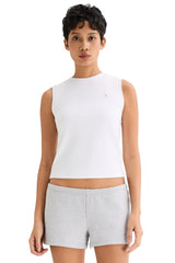 Orolay High Neck Tank Tops Sleeveless Workout #color_white