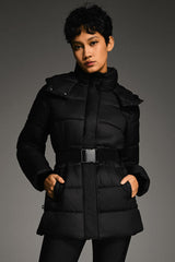Orolay Hooded Quilted Everyday Puffer Jacket #color_black
