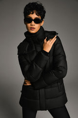 Orolay Hooded Quilted Everyday Puffer Jacket #color_black