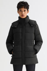 Orolay Hooded Quilted Everyday Puffer Jacket #color_black