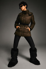 Orolay Hooded Quilted Everyday Puffer Jacket #color_coffee